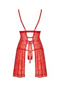 Świąteczny Babydoll i Stringi Claussica – Czerwony XL/2XL