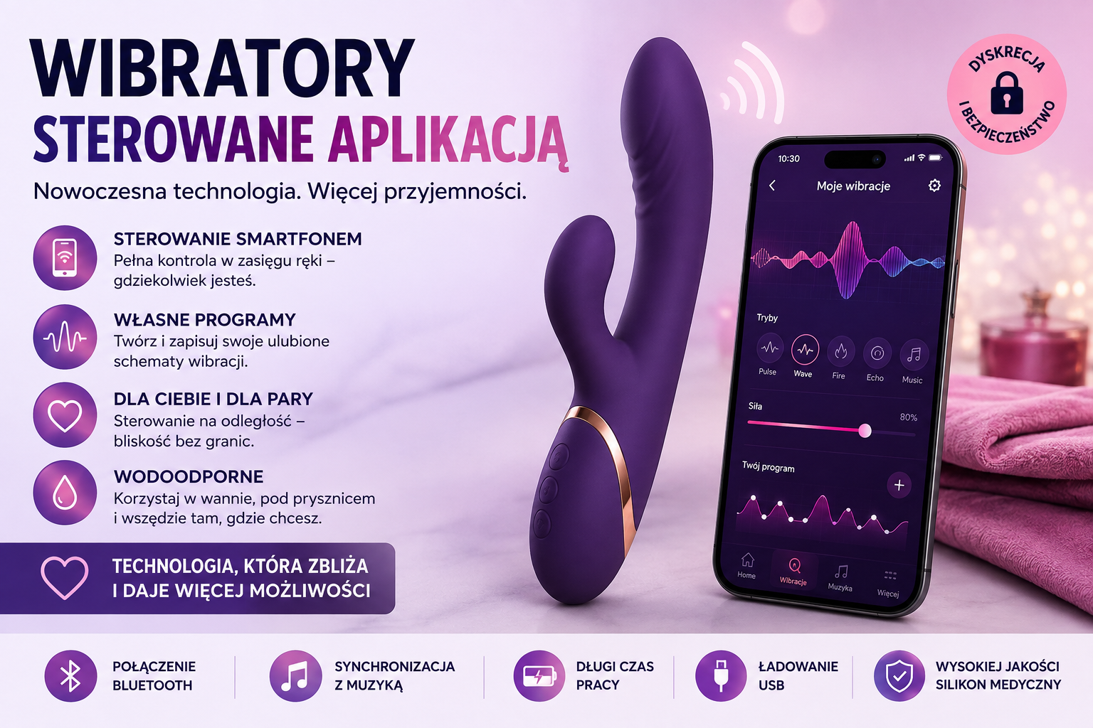 Czym są wibratory sterowane aplikacją i dlaczego zyskują coraz większą popularność?